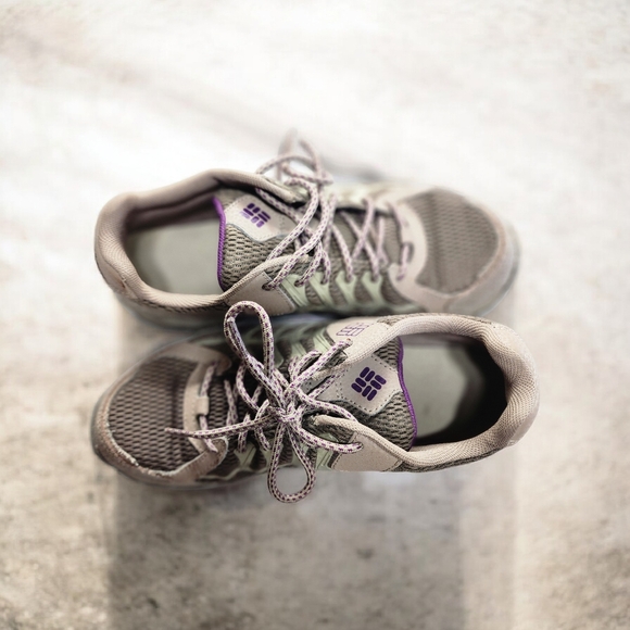 Columbia Strata Trail Low Women's Omnitech Size 8.5 Light Brown/gray Waterproof - Picture 12 of 16